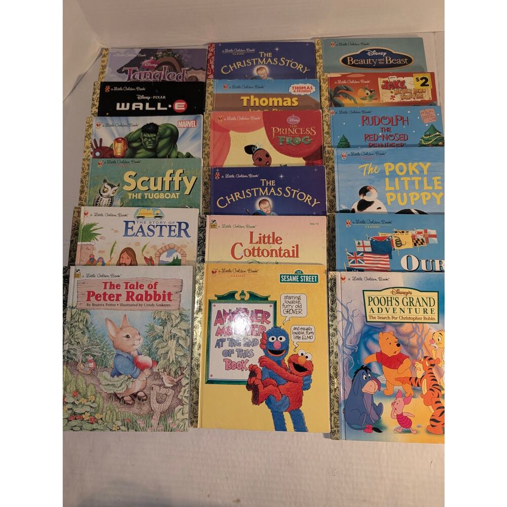 18 Little Golden Books 70's - 2000 Children's Books